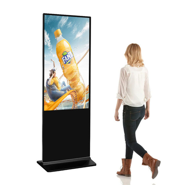 Indoor floor standing digital display