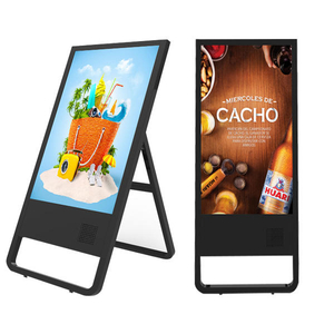 Floor Digital Marketing Board Video Display Screen 55 Inch Stand-alone Portable Digital Signage