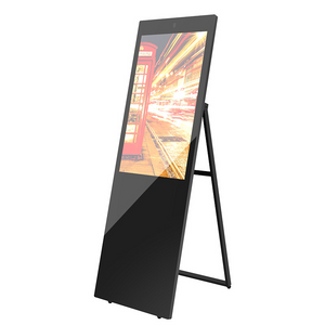 High Brightness Battery Powered Advertising Playing Equipment Portable Digital Signage Kiosk