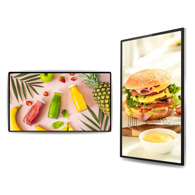 Wall Mounted Lcd Advertising Display Billboard Digital Signage Indoor Outdoor For Stores