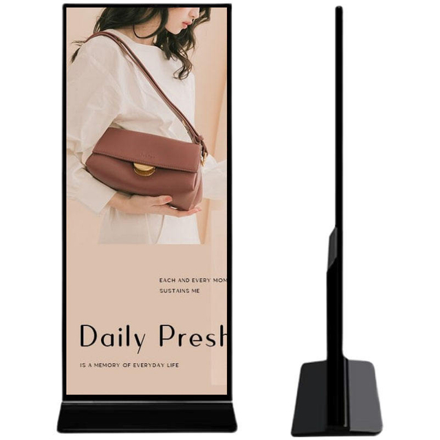 Full-screen Floor Stand Digital Signage Media Player Mobile Floor Stand Digital Signage