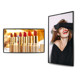 32 Inch Videos Vertical Advertising Player Display Lcd Tv With Touch Screen Wall Mount Digital Signage