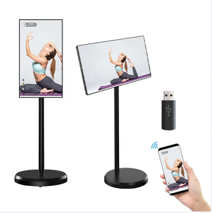 32" Digital Signage Portable Advertising Poster Stand with Smart LCD Screen